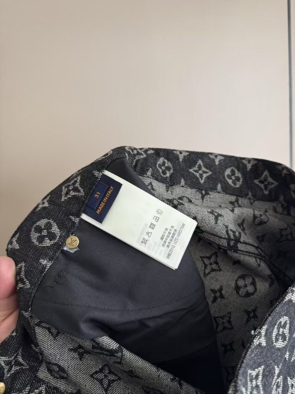 重工款提花牛仔短裤