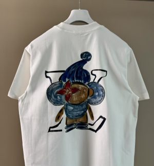 手绘人卡通印花