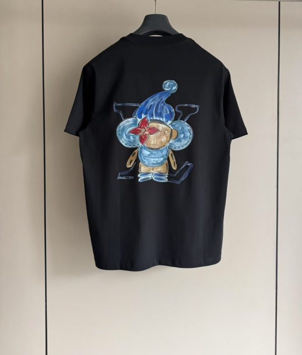 手绘人卡通印花