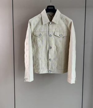 重工款满压花牛仔外套