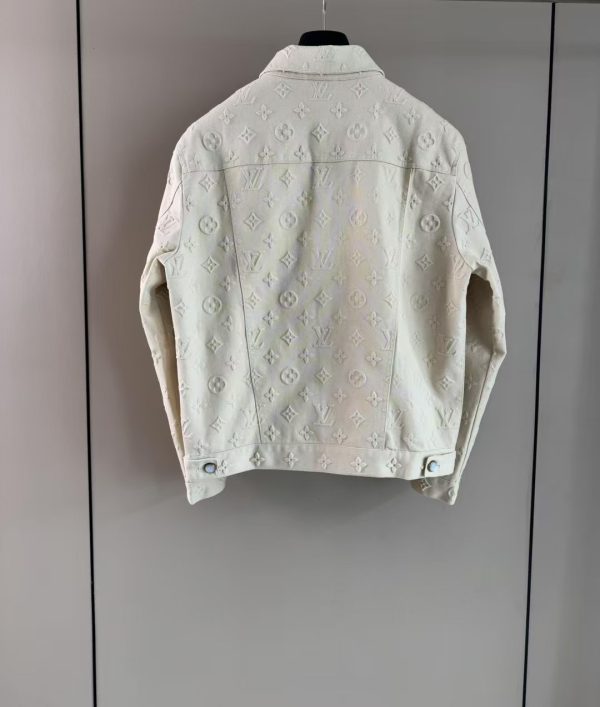 重工款满压花牛仔外套