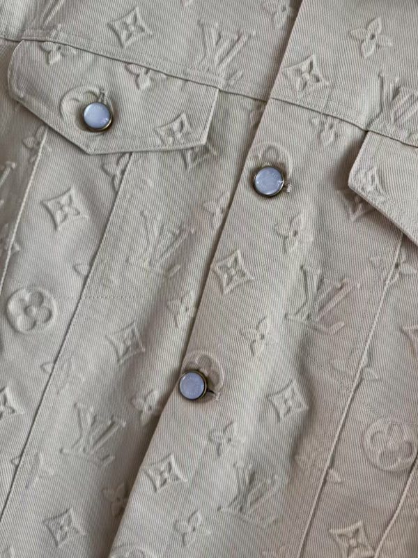 重工款满压花牛仔外套