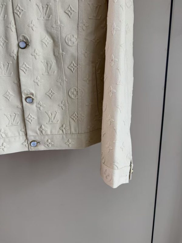 重工款满压花牛仔外套