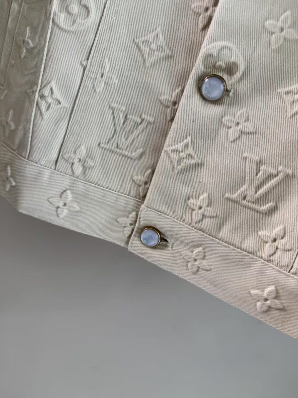 重工款满压花牛仔外套