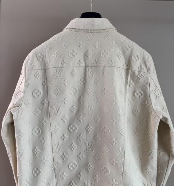 重工款满压花牛仔外套