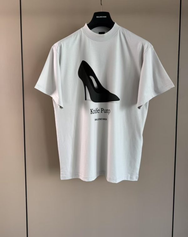 新款高跟鞋印花顶NEW炫酷短袖