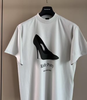 新款高跟鞋印花顶NEW炫酷短袖