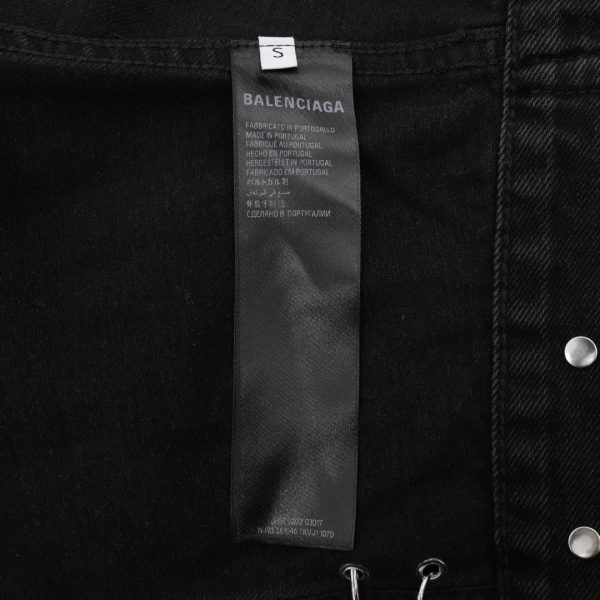 铆钉穿刺环扣火机头牛仔外套