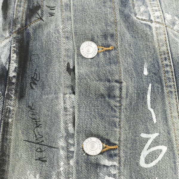 涂鸦手绘趣味牛仔外套