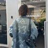 涂鸦手绘趣味牛仔外套