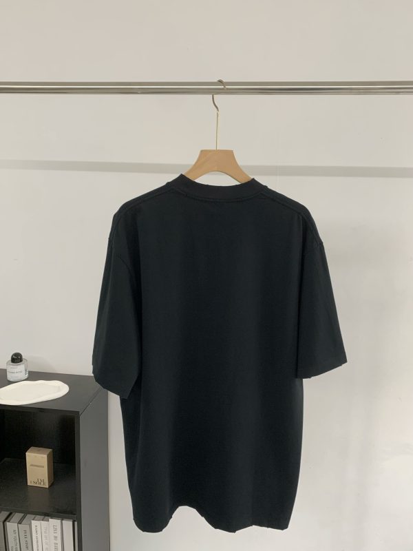 溶解简约印花短袖T恤