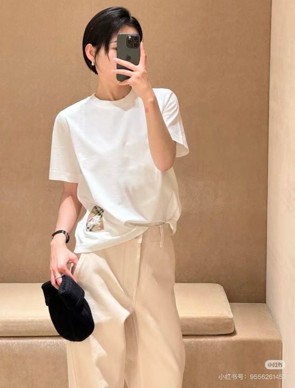 微标贴布战马标识短袖T恤