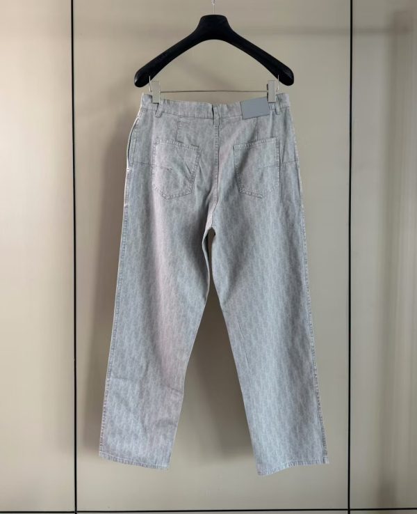 棉质牛仔布长裤