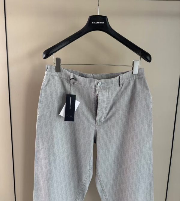 棉质牛仔布长裤