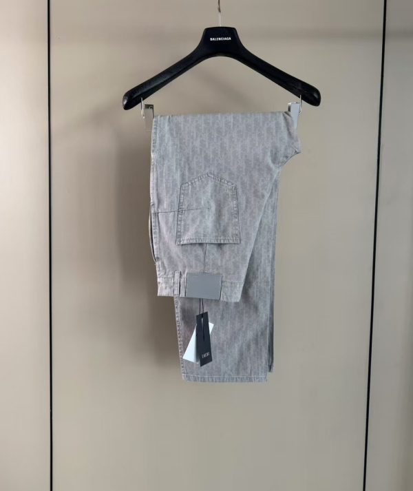 棉质牛仔布长裤