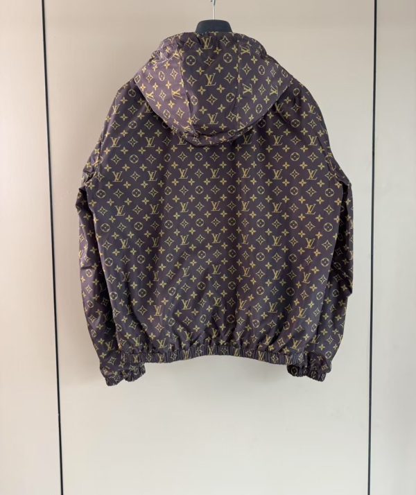 双面穿连帽梭织外套