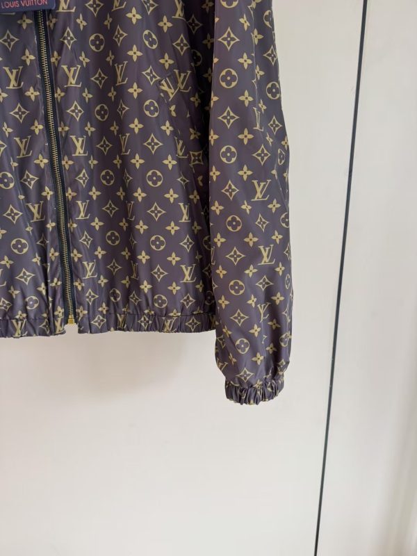 双面穿连帽梭织外套