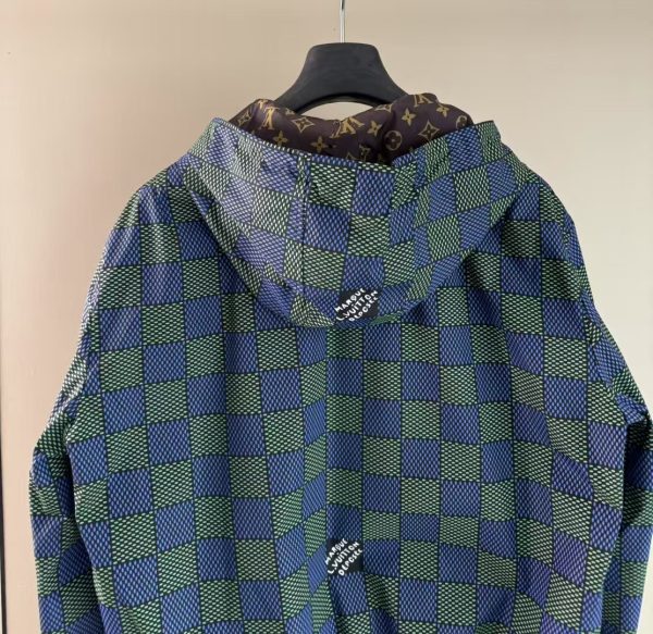 双面穿连帽梭织外套