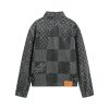 蓝拚花牛仔夹克Louis V. & NIGO