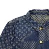 蓝拚花牛仔夹克Louis V. & NIGO