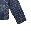 蓝拚花牛仔夹克Louis V. & NIGO